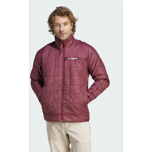 Adidas Pohodna jakna Terrex Multi IB4187 Rdeča Regular Fit