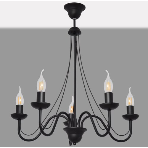  Luster na sajli MALBO II 5xE14/10W/230V Slike