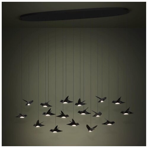 Eglo 390353 - led prigu&scaron;iva luster na sajli paratebueno 17xLED/3W/230V crna Cene