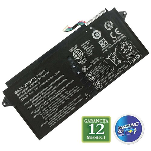  baterija za laptop acer aspire S7-391 seriju ultrabook / AP12F3J Cene