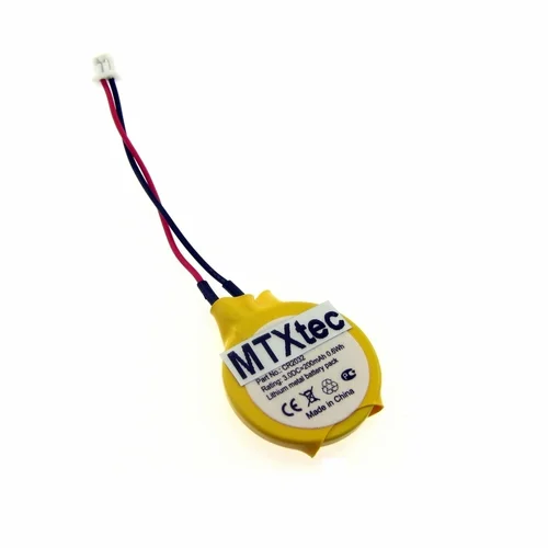 MTXtec CMOS baterija, 3V, 200mAh za LENOVO ThinkPad R61 (8947), (20534431)