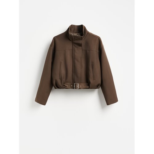 Reserved LADIES` OUTER JACKET - prljavosmeđe Cijene