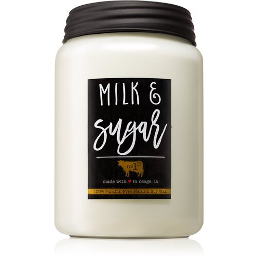 Milkhouse Candle Co. Farmhouse Milk &amp;amp; Sugar mirisna svijeća Mason Jar 737 g Slike