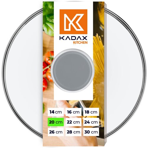 KADAX stekleni pokrov 20 cm univerzalni toplotno odporen pokrov za lonce in ponev, (5000551591) Cene