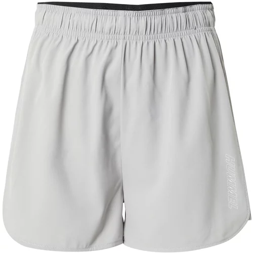 Hummel Sportske hlače 'Vital' siva / bijela