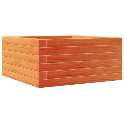  Vrtna sadilica vo&amp;scaron;tano smeđa 50 x 50 x 23 cm masivna borovina Slike