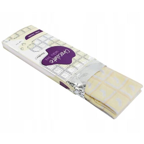 Kesi Rainbow socks white chocolate 1 pair Cene