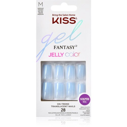Kiss Gel Fantasy Jelly Color umetni nohti Jelly Crushin 28 kos Cene