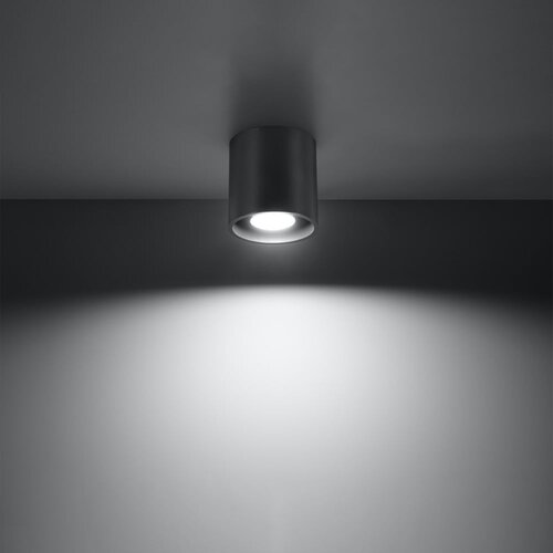 Nice Lamps Temno sivo točkovno svetilo &amp;oslash; 10 cm Roda &amp;ndash; Slike