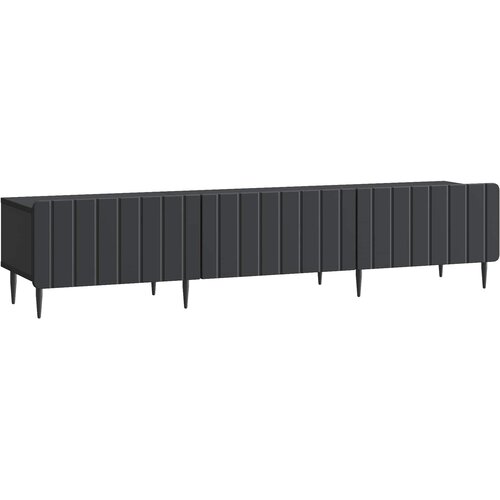 vidaXL TV omarica s predalom Črna 147 x 34,5 x 32 cm Inženirski les, (5000210359) Cene