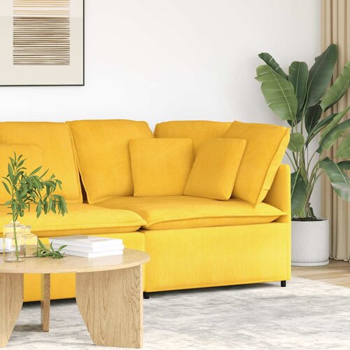  Modularna sofa Kutni modul s jastucima svijetložuta 100 cm Cijene