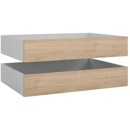 Tvilum Ladice za ispod kreveta u setu 2 kom 90x190/140x190 cm u prirodnoj boji Naia – Cijene