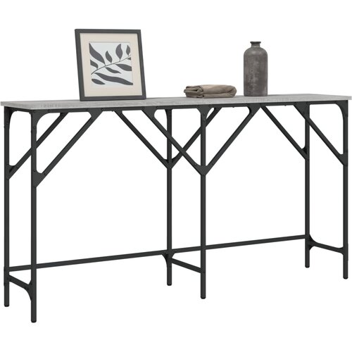 Konzolni stol boja hrasta sonome 140x29x75 cm konstruirano drvo Slike