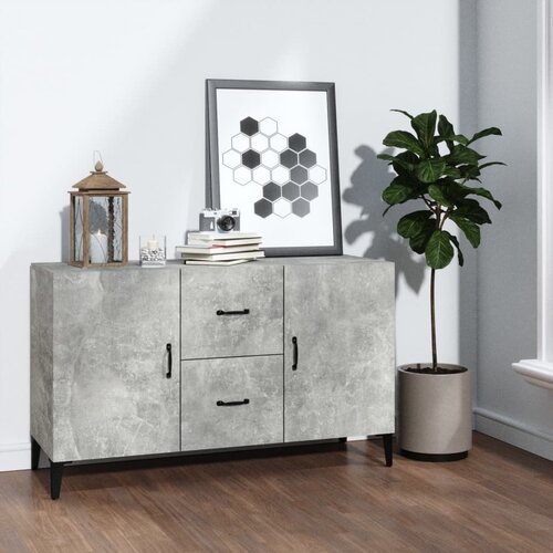  Komoda siva boja betona 100x36x60 cm od konstruiranog drva Cijene