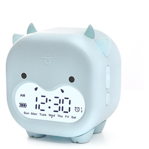 Generic kos risanka tele elektronska digitalna budilka majhna nočna lučka skupna spalnica posteljna lučka za prebujanje srčkana ura za uti&amp;scaron;anje &amp;scaron;tudenta, (21125778) Slike