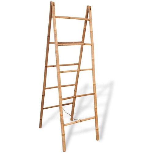  Dvojna Lestev za Brisače s 5 Prečkami Bambus 50x160 cm Cene