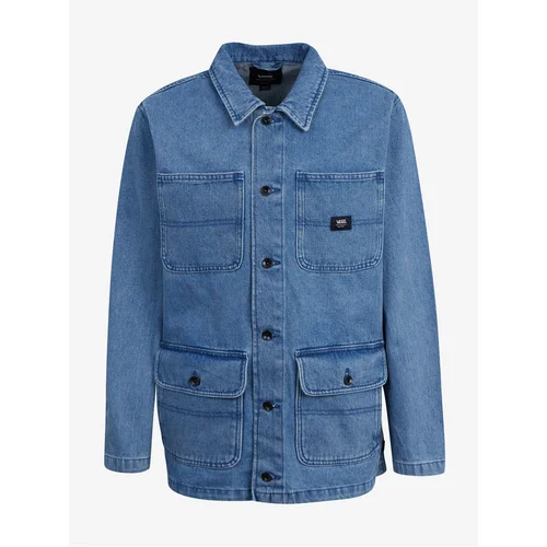 Vans Blue Men's Denim Shirt Jacket Drill - Men's