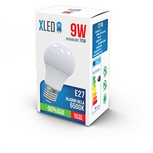 Xled E27 9W HB LED Sijalica 6500K,800Lm,220V,Hladno Bela Cene