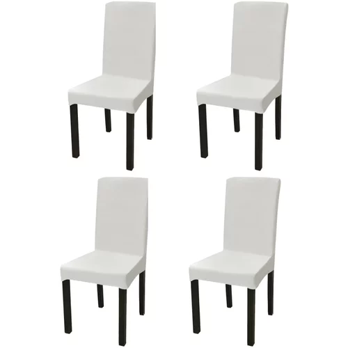  Rastezljive navlake za stolice 4 kom Krem boja