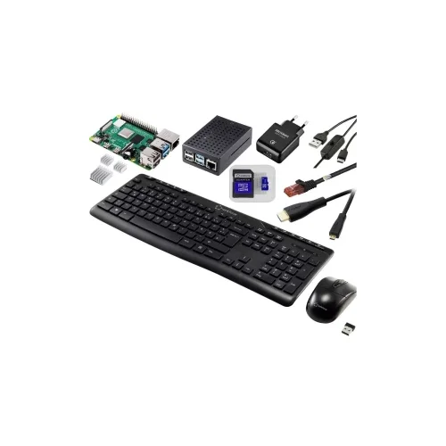 TRU COMPONENTS Renkforce Pro Set Raspberry Pi® 4 B 4 GB 4 x 1.5 GHz uklj. napajanje, uklj. kućište, uklj. hladnjak, uklj. HDMI kabel ,