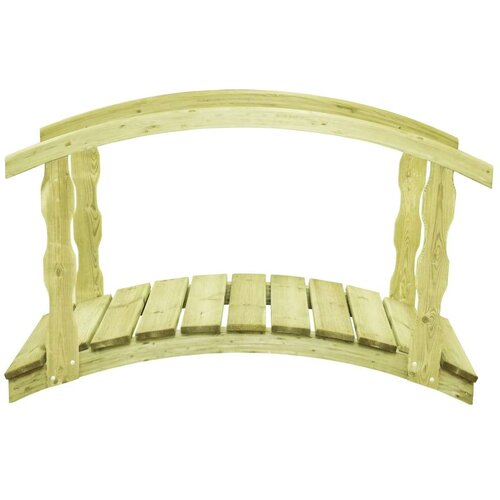 Vrtni most s ogradom 170 x 74 x 105 cm od impregnirane borovine Cijene