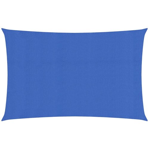 vidaXL Senčno jadro 160 g/m² modro 2x5 m HDPE, (20703338) Cene