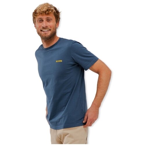 Brava Fabrics Majice &amp;amp; Polo majice T-Shirt Out of Office - Blue Modra Slike