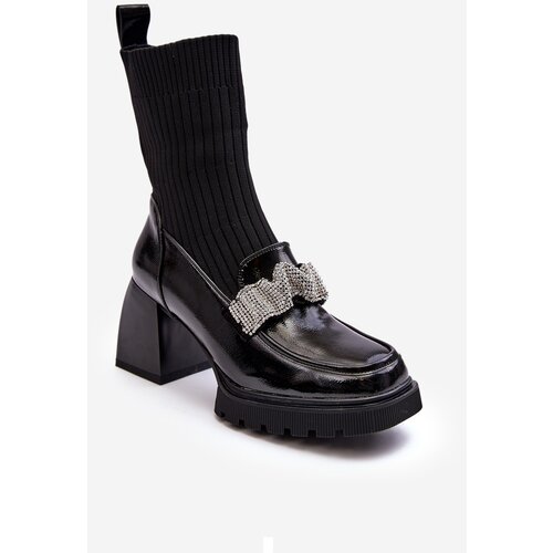 Kesi Women's High Heeled Ankle Boots D&A Black Cene