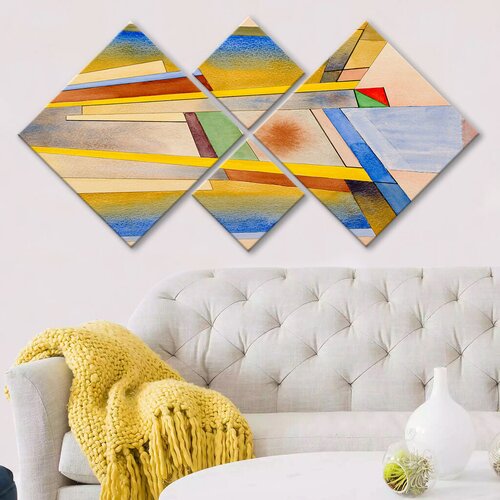 Wallity slika 4MDF102424462, 60x115 cm, 4 dela Cene