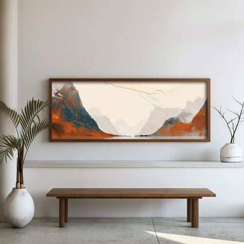 WALLXPERT FAH034-150 Multicolor Decorative Framed MDF Painting Cene