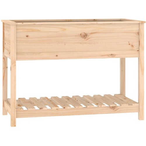  Sadilica s policom 111,5x54x81 cm od masivne borovine Slike