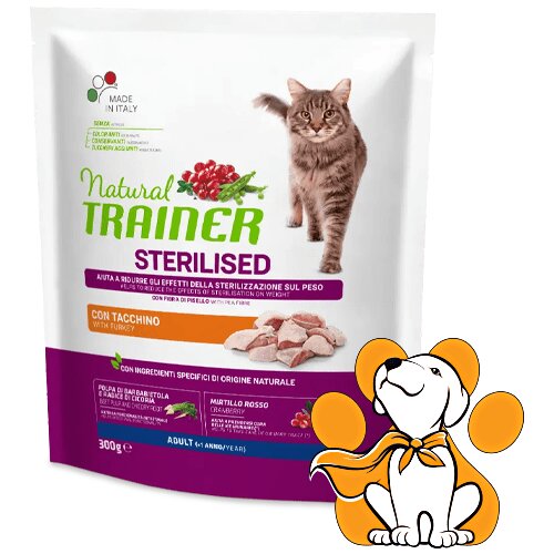 Natural trainer sterilised Cat With Turkey 300g, Hrana Za Sterilisane Mačke Cene