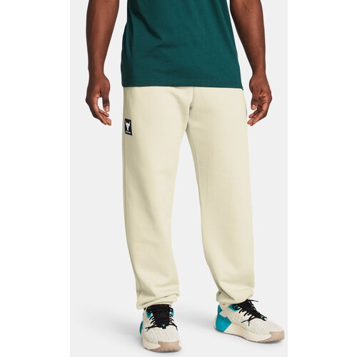 Under Armour Pjt Rock Hwt Terry Jgr Cream Sweatpants Slike