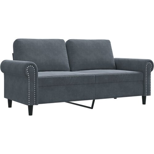 Maison Chic Dvosed kavč - Sofa - Kanape temno siv 140 cm žamet, (21727243) Cene