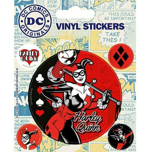 Pyramid Harley Quinn (Retro) Stickers Cene
