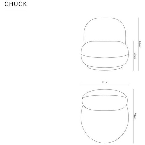 Micadoni Bordo okretna fotelja od &amp;scaron;enila Chuck &amp;ndash; Slike