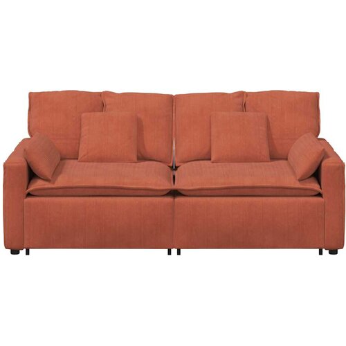  Modularna sofa s jastucima crveno-narančasta Slike