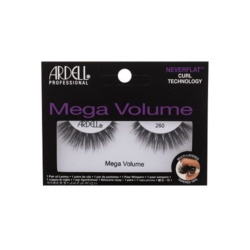 Ardell mega Volume 260 umjetne trepavice s 3d efektom 1 kom nijansa Black Cijene