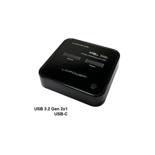 LC-Power Docking station NVMEM.2 SSD, USB-C port, 2x SSD-a,Transfer rate do 10 Gb/s Cijene