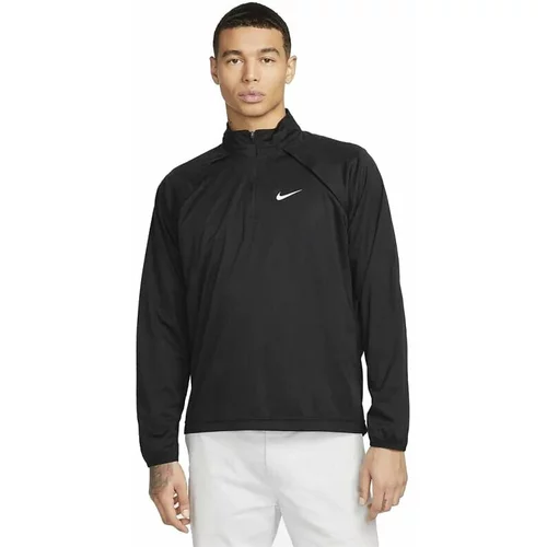 Nike Repel Tour Mens 1/2-Zip Golf Jacket Black/White L