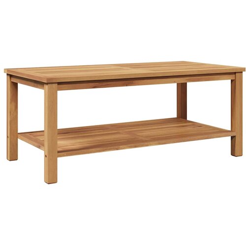 VidaXL Klubska miza Rjava 110 x 55 x 45 cm Trdna tikovina, (5000073437) Slike