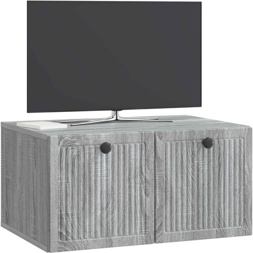  ormar za zid Siva sonoma 59,5 x 41 x 30 cm Konstruirano drvo Slike
