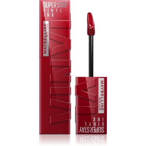 Maybelline SuperStay Vinyl Ink dolgoobstojna tekoča &amp;scaron;minka 10 LIPPY 4,2 ml Slike