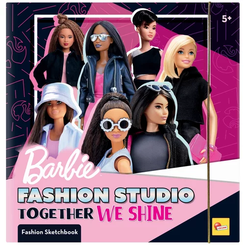 Lisciani BARBIE kreativna bojanka u mapi Together we shine - Fashion Studio