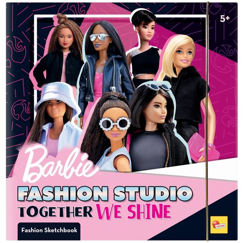 Lisciani Barbie Sketch book together we shine fashion studio Slike
