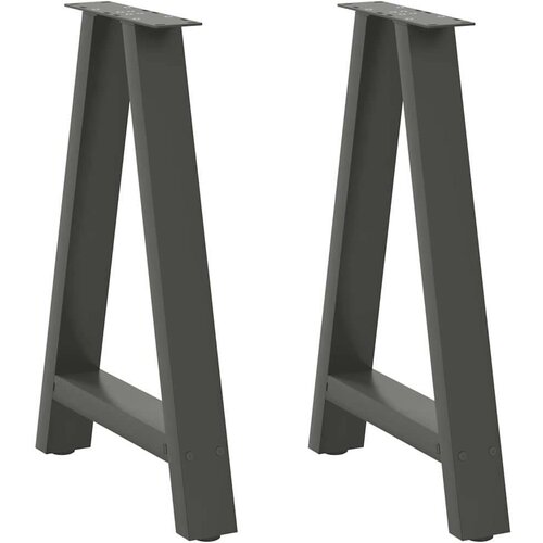 vidaXL noge kavne mizice a-oblika 2 kosa antracit 60x(72-73) cm jeklo Cene