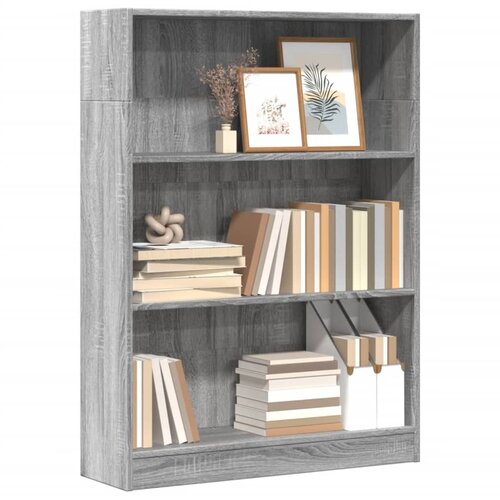 VidaXL Regal za knjige boja hrasta 80x24x109 cm konstruirano drvo Slike