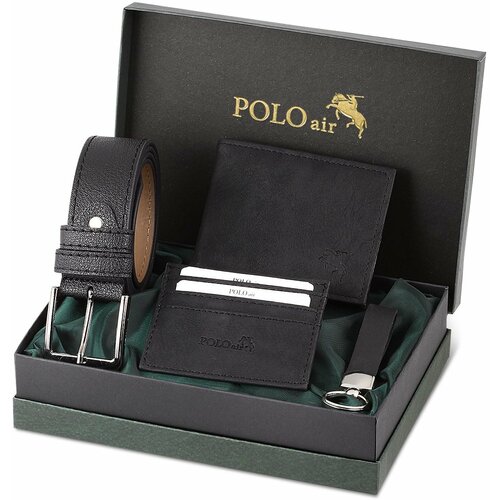 Polo Air Wallet - Black - Plain Cene