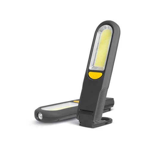 Phenom Magnetna delovna svetilka COB + SMD LED, z obe&amp;scaron;alnikom &amp;ndash; s signalom v sili Slike