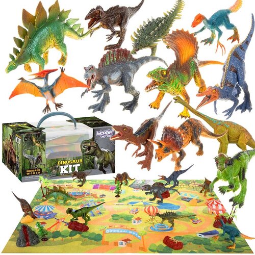 Woopie set figurica Dino + podloga 24 kom pretpovijesni svijet Cene
